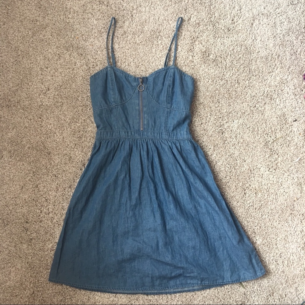 Aeropostale jean like fabric dress